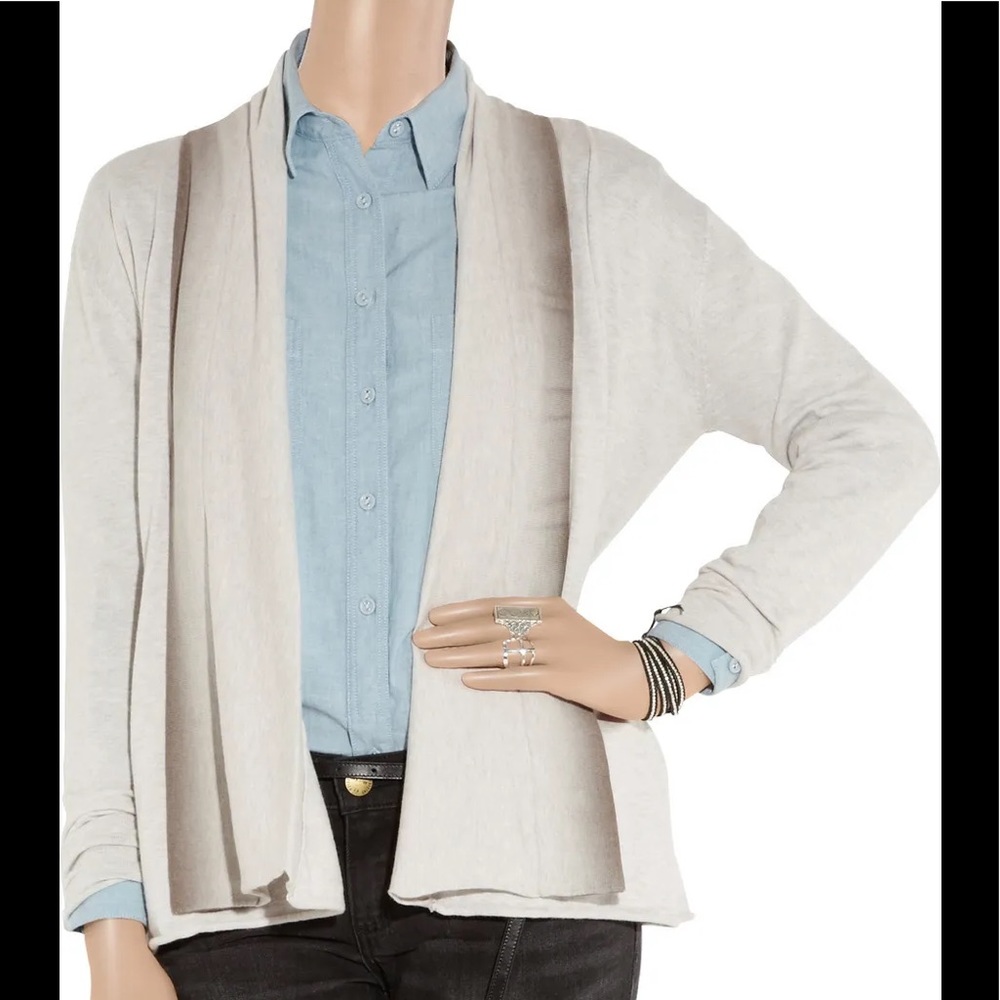James Perse Cream Cardigan Sweater - Picture 6 of 14